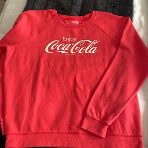 Red Coca Cola sweatshirt 😍